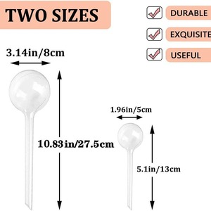 Boules d'arrosage automatiques pour plantes, boules d'arrosage en plastique, arroseur de jardin, arrosage goutte à goutte pour plantes, fournitures d'irrigation de jardin - Product Image 6