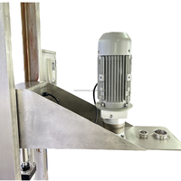 Petit réservoir de mélange amovible en acier inoxydable monocouche de haute qualité avec agitateur réservoir de mélange de dispersion à grande vitesse