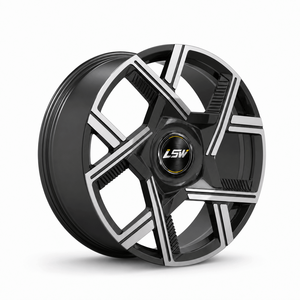 LS8038 17 18 19 20 pouces Jantes en alliage forgées sur mesure bicolores adaptées à Ford Ranger Toyota Hilux BMW X3 X4 - Product Image 1