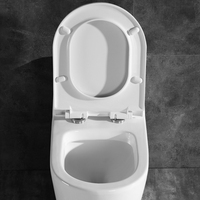 WC monobloc moderne blanc en céramique pour salle de bain, style occidental