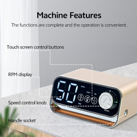 Zeal Shine Nouvelle Machine à Ongles Électrique Professionnelle Portable Sans Fil 65W, Ponceuse à Ongles Électrique, Outils pour Ongles