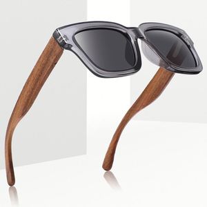 Gafas de Sol de Madera de Bambú con Logotipo Personalizado, Retro, Deportivas, de Viaje, con Protección UV400, Polarizadas, para Hombre y Mujer - Product Image 3