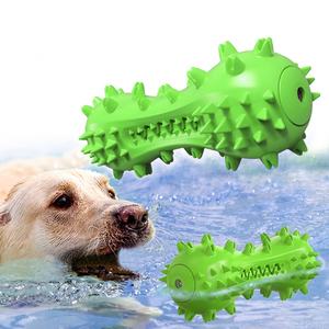 Venta caliente perro dientes limpieza cepillo de dientes masticar juguete mascota perro TPR masticar juguetes activamente masticar cepillo de dientes palo hueso - Product Image 3