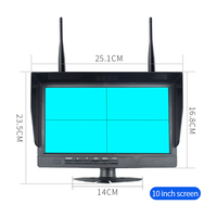 Caméra de recul sans fil pour camions - Signal numérique 2,4 G, caméra HD étanche IP68, vision nocturne, installation facile pour VR/bus