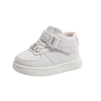 Baskets montantes décontractées pour bébés, nouveau design, chaussures de sport unisexe blanches légères pour l'hiver, vente en gros