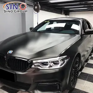 SM-04 toptan satış süper mat çimento gri etiket otomatik cilt Wrap su geçirmez duvar kağıdı mobilya renk değiştiren çıkartmalar