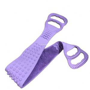 Cepillo de Baño de Silicona Ecológico de Doble Cara, Cinturón de Cepillo Corporal de Silicona, Toalla de Baño de Silicona - Product Image 5