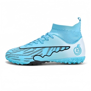 Nouvelles Chaussures de Football Unisexe Superfly Originales à <span class=keywords><strong>Crampons</strong></span> Haute Tige SG pour Terrains Gazonnés et Extérieurs, Type Chaussette, Baskets de Futsal - Product Image 1