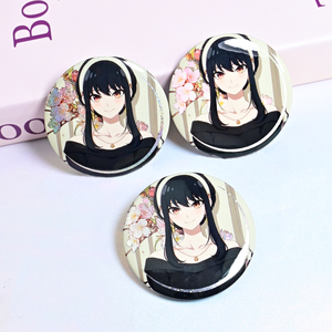 Bán Buôn Phim Hoạt Hình Anime Tùy Chỉnh Tinplate Pin Huy Hiệu Nút Holographic Cho Túi Biểu Tượng Tùy Chỉnh Vòng Bán Buôn - Product Image 2