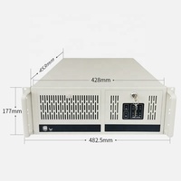 Ordenador Industrial 4U Firewall, montaje en estante, chasis i3 i5 i7, servidor de nube de red