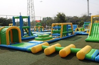 WINSUN Bingo Super Parc aquatique gonflable, parcours d'obstacles de plage et de mer, parcours aquatique gonflable