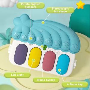 <span class=keywords><strong>Tapis</strong></span> d'activité multifonctionnel pour bébé, <span class=keywords><strong>tapis</strong></span> de jeu pour bébé, <span class=keywords><strong>tapis</strong></span> de gym pour le temps sur le ventre, couverture de fitness douce, <span class=keywords><strong>tapis</strong></span> de jeu <span class=keywords><strong>avec</strong></span> clavier de piano - Product Image 3