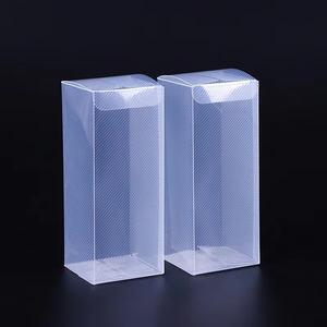 Fabricante personalizado Pet Pvc embalaje caja transparente PP esmerilado caja de extracción imprimible Color imagen logo - Product Image 2