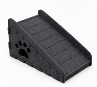 Escalier en feutre pour animaux de compagnie, échelle d'escalade pour chats et chiens, rampe d'accès au lit avec marches, soutien articulaire pour animaux âgés