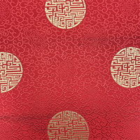 Lot direct d'usine de tissu de caractère Fu de style chinois, papier composite pour emballage de boîte de brocade antique
