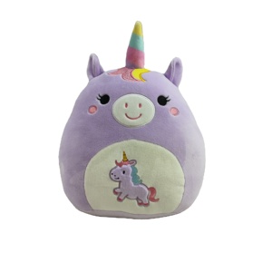 Peluche licorne brodée personnalisée, super douce, extensible, anti-stress, câlin, cadeau d'anniversaire pour l'anxiété - Product Image 2