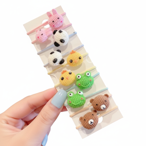 Vendita calda di tendenza di moda elastici eleganti con fiocco colorato accessori per bambini all'ingrosso in gomma e elastico - Product Image 2