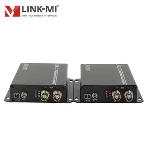 Pemancar optik <span class=keywords><strong>Video</strong></span> satu arah, pemanjang serat HD-SDI 1.485Gbps dengan Audio tanam logam 20KM 1 saluran - Product Image 3