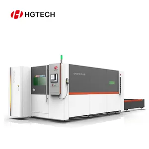 2024 HGTECH 1000w 1500W 2000W 3000W 6KW potenza laser per metallo spesso 3015 in fibra di taglio laser macchina lamiera taglierina laser