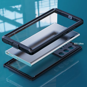 สำหรับ Samsung S22 Ultra S21FE S20 Note20 <span class=keywords><strong>S21</strong></span> Plus A72 A52 A42 A32 A51 A22 5G ใต้น้ำ <span class=keywords><strong>IP68</strong></span>จริงกันน้ำโทรศัพท์กรณี - Product Image 2