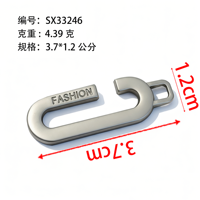 Glissières de fermeture éclair en alliage de zinc doré mat, écologiques, avec verrouillage à broche, pour sacs, chaussures, vêtements, avec logo personnalisé gravé, quincaillerie de marque Reuners