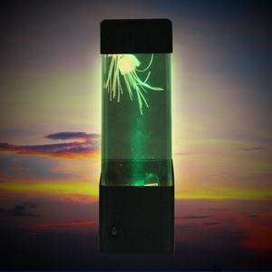 Lampe de table en forme de méduse électrique avec lumière changeante de couleur, cadeau pour enfants, hommes, femmes, décoration d'intérieur pour la pièce, lumière d'ambiance - Product Image 6