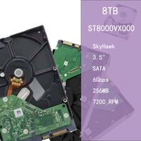 SkyHawk ST8000VX000 8TB 3,5 Zoll Überwachungs-Festplatte 7200RPM SATA 6Gb/s 256MB Cache für NVR DVR CCTV-System