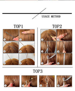 Venta al por mayor 93cm láser brillante oropel pelucas de pelo 30 colores brillo del pelo hermosa extensión de pelo falso para las mujeres - Product Image 6