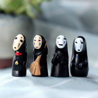 Figura de Acción de Diseño de Hombre Sin Rostro de Dibujos Animados, Muñeco 3D de PVC, Accesorios de Adorno, Juego de Figuras de Acción, Regalos Personalizados al por Mayor