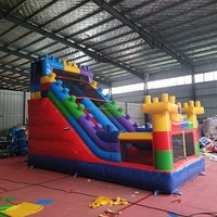 Prix d'usine commercial Kaluen K-93 Château gonflable en PVC pour enfants, capacité 200 kg, amusant pour l'intérieur et l'extérieur