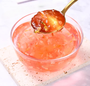 1 kg de poudre de gelée concentrée Pêche & Jasmin, matière première commerciale pour la restauration, la vente ambulante, les salons de thé Boba et les boutiques de soupes sucrées - Product Image 3
