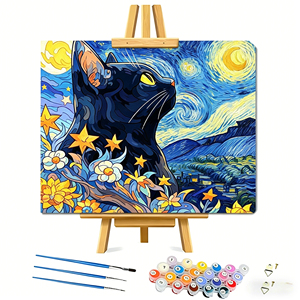 Kit de Peinture par Numéros pour Adultes, Ensemble de Peinture à l'Huile sur <span class=keywords><strong>Toile</strong></span> DIY, Décoration Murale pour la Maison, Cadeau en Gros - Product Image 3