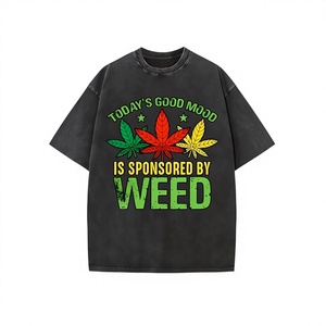 Camiseta Casual para Hombre KW MODA, Modelo Estampado de un Solo Color para Primavera/Verano, KWDM01-338b, Hecho en China - Product Image 1