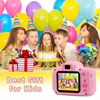D2000 Kamera Mini Anak-anak, 1080P 2 "Kamera Digital Anak-anak Fitur Lengkap untuk Anak-anak 12 Juta Kamera Video Digital Definisi Tinggi