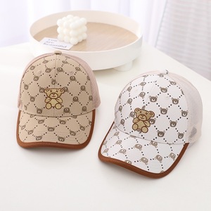 2024 New Kids Hut Bär Print Mädchen Jungen Peaked Cap Outdoor Casual Jungen Hut Mode Kinder Baseball Hut 3-10Y - Product Image 2