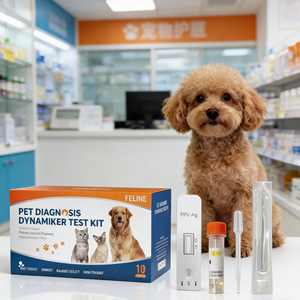 Test rapide d'anticorps pour la maladie de Lyme canine de bonne qualité certifié CE, résultats en 5 à 10 minutes, kit de test multi-panneaux pour usage vétérinaire - Product Image 2