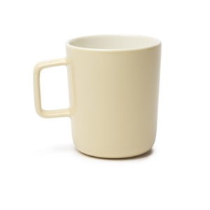 Tazza in Ceramica Excelsa Crema 11x10x8 Cm, Design Nordico, Tazza in Porcellana - Product Image 1