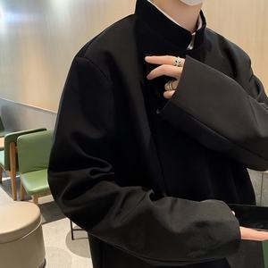 Nuevo Traje de Estilo Chino para Hombre con Hombreras, Traje de Cuello Alto de Otoño e Invierno con un Toque Sofisticado - Product Image 3