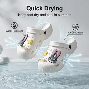 Sandales d'été tendance pour femmes Yearning, à talons hauts, ornées de cristaux, avec trous, série de couleurs macaron, pour intérieur et extérieur, 3 cm - Product Image 5