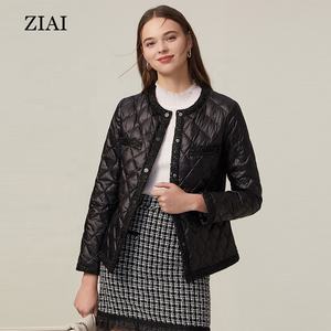 Venta al por mayor luz fragante viento abajo chaqueta <span class=keywords><strong>mujer</strong></span> corto blanco <span class=keywords><strong>ganso</strong></span> abajo moda coreana cálida chaqueta de invierno - Product Image 5