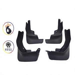 Garde-boue en plastique noir, 4 pièces, pour Volkswagen T-Cross Tiguan Teramont Range Rover 2016 présent - Product Image 5