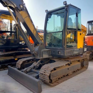 Miniexcavadora Volvo de 6 Toneladas para Uso Doméstico, Excavadora de Orugas con Motor EC60D/EC60C/EC55B/EC55C/EC18/EC80/EC140/EC210/EC240, Topadora - Product Image 4