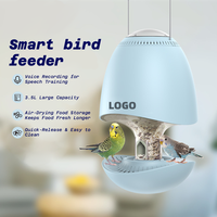 Mangeoire à oiseaux écologique, durable et réutilisable, résistante aux éclaboussures, en métal et plastique ABS, pour cage, distributeur de nourriture pour pigeons et perroquets