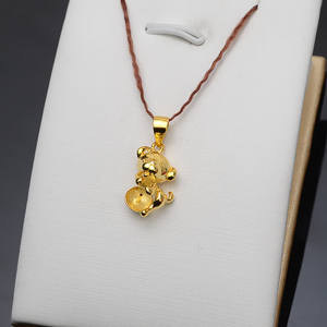 Colgante de Plata S925 para Mujer, Colgante Hueco con Perla de 7mm para el Año del Perro, Año Nuevo, 614, Accesorio para Joyería DIY - Product Image 3