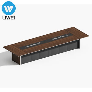 โต๊ะประชุม LIWEI รุ่นโมเดิร์น 10 ที่นั่ง ระดับไฮเอนด์ เป็นมิตรกับสิ่งแวดล้อม สำหรับห้องประชุมผู้บริหารและสำนักงาน - Product Image 1