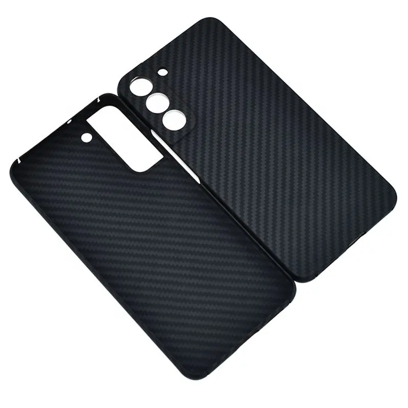 100% Pure Aramid Fiber Carton DIY Stitch Phone Case Cover for Galaxy Z fold 3 5G Apple iPhone Samsung HTC Sony Xperia