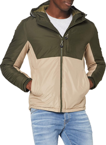 Vestes utilitaires pour hommes en gros, vêtements personnalisés en toile vintage, imperméables, décontractées, unies, coupe-vent, à capuche, matelassées, à séchage rapide - Product Image 3