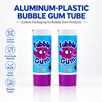 Tube Pasta Gigi Aluminium Plastik Ukuran Perjalanan 12.7 35mm Kemasan Pasta Gigi Tutup Ulir Logo Cetak UV Kustom