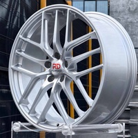 Rin de Rueda Forjado de Aleación de Aluminio 6061 T6, Plateado Brillante, Personalizado, de 1 Pieza, 21x8.5 21x10.5, para Maserati Quattroporte GTS, Audi, BMW