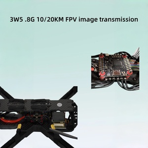 Máy bay không người lái FPV tầm xa 10 inch mới, 20km, thời gian bay 30 phút, camera 720p, <span class=keywords><strong>GPS</strong></span>, <span class=keywords><strong>5.8G</strong></span> 3W, 1500TVL VTX, RTF, ESC, tốc độ cao, mini UAV - Product Image 5